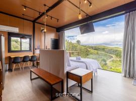 Chalé c/lareira perto de Florianópolis VST034, ξενοδοχείο σε São Paulo dos Pinhais