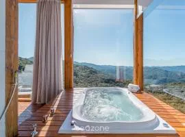 Cabana acolhedora c/jacuzzi na serra VST015