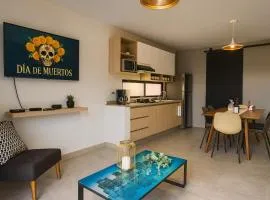 Departamento 2do nivel a 10 minutos de Catrinas!
