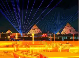 PYRAMIDS GOLDEN TEMPLE HOTEL all king rooms with jacuzzi & pyramids view