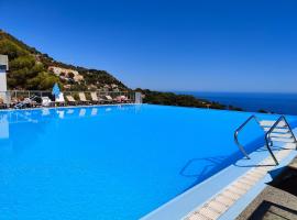 Le COQ -Splendide vue -magnifique piscine -Parking, hotel in Cap d'Ail