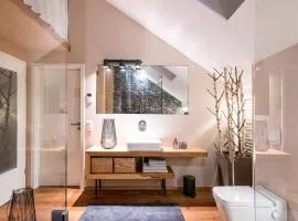 HexenburgbeiDresden 2 Zimmer Architektenwohnung mit eigener Sauna, Whirlwanne und Kamin - Nähe Sächsische Schweiz Dresden