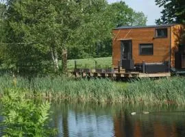 TinyHousebeiDresden klein aber fein, beste Alleinlage direkt am Naturteich, große Terrasse - Nähe Sächsische Schweiz und Dresden