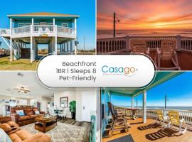 Stunning Beachfront Dog Friendly Sleeps 8, ξενοδοχείο σε Caplen