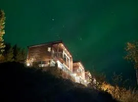 Modern and cozy fjord view cabin