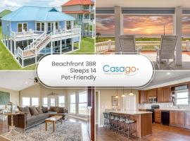 Stunning Beachfront Large Deck Sleeps 14, ξενοδοχείο σε Caplen