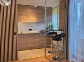 8th floor panorama studio in Klaipėda - self check in