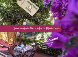 Il Giardino di Ada Ground Floor Studio with AC and Patio