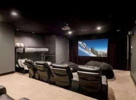 Riviera Retreat in Salt Lake with Private Hot Tub and Theater