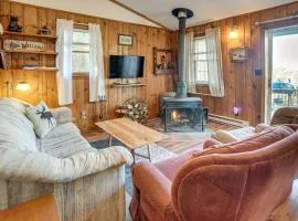 7 Mi to Main Street Cabin with Deck in Stanley!