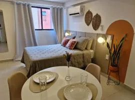 Flat Aconchego beira mar Cabo Branco - 606 entre o mar e a mata Atlantica