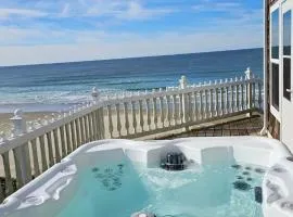 Ocean Front Nye Beach House! Hot Tub! Dog Friendly!