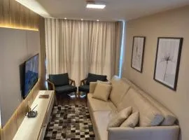 Luxo e Lazer Apto 2Qtos 1 Suíte AC e Rooftop