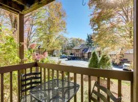 half Mi to Sugar Mtn Resort Condo with Balcony