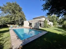 Villa 8 pers à Seignosse avec piscine chauffée et clim - FR-1-791-44