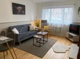 Modern apartment in Glasgow West End, free parking