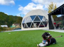 Glamping x Kominka MASAZUMI Tei -and- GLAMPING&BBQ VILLAGE Takibi Terrace - Vacation STAY 97095v, glamping in Kawabe