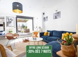 Loft Saint-Hubert - Idéal Familles & Groupes - 10min Avignon et Château-neuf-du-Pape - 5min Gare - Expérience design, conviviale et tout confort - Jardin clos - Parking privé gratuit - Au calme