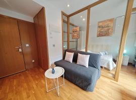 Sabaris, Baiona, apartamento con terraza, hotel in Baiona