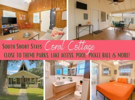 Cottage-pvt Lake & Pool Access Near Disney Wporch: Clermont şehrinde bir otel