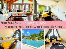 Hook's Cabin- Lake & Pool Near Disney A-frame
