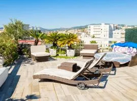 Cannes Center Sea and Sky