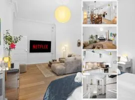 Loftly Kant99 - Zentral - 90m2 - Self Check-In - 300 Mbit