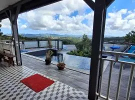 Appartement confortable à Saint-Joseph avec piscine