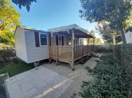 FMLODGE- sables du midi mobilhome le reposoir, hotel a Valras-Plage