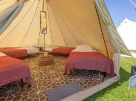 Nine Yards Bell Tents at the TT - Douglas