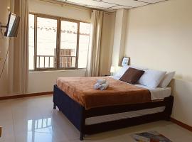 Apartaestudio central con balcón y wifi en Riosucio