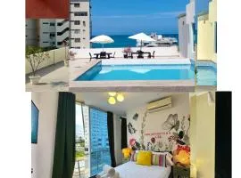 DEPARTAMENTOS, a una calle de la PLAYA Y MALECÓN