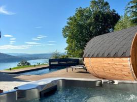 Villa Savoie Villa de luxe avec piscine et spa, lac d'Annecy – hotel w mieście Veyrier-du-Lac