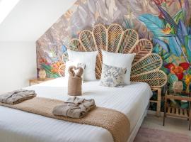 Résidence belle créole I Le Balisier I Duplex avec jacuzzi à 15min de Disneyland Paris, hotel met hottubs in Quincy-Voisins