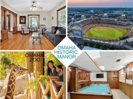Historic Omaha Manor DT Near Zoo and Pool Table