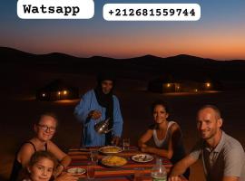 ERG MERZOUGA SAHARA CAMP, hotel in Merzouga