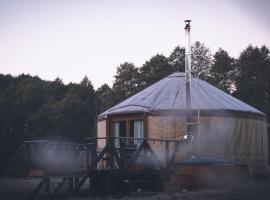 Glamping jurty Czapla, luxury tent in Wałcz