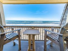 Croatan Shores में, होटल GSP3 Summer Breeze Oceanfront Condo, Elevator, Pool, Fitness Club!