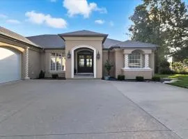 Luxury Lakefront Escape w/ Heated Pool, Hot Tub & Theater