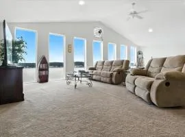 Lakefront Home w/ Double Deck, Slip, Firepit & Game Room