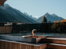 Lärchenlodge SkySpa and Rooftop Pool inklusive Stubai SuperCard、フルプメスのシャレー