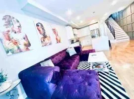 Upscale 3BDR Penthouse with Rooftop TV and Stunning Capitol and Monument Views Near Popular H Street Corridor Parking Included Free Cancellation