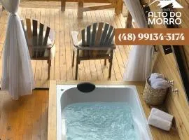 Chalé Alto do Morro 2 - conforto e vista deslumbrante