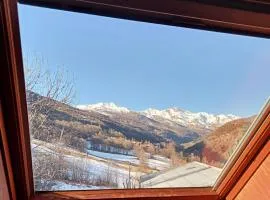 joli studio vue montagne