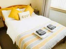 Gethin Lodge cosy Holiday cottage Near BPW with secure double garage with cctv sleeps up to 6 guests