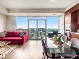 High Floor 1 Bedroom plus Den Condo Apartment City View North York Toronto, hotel v destinaci Toronto