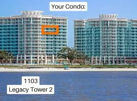 Beachview Condo at Legacy Tower 2 -1103 - fully furnished 2 bedroom 2 bath