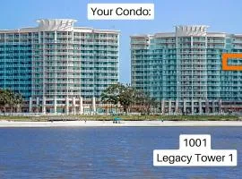 Spacious Beachview End Unit in Legacy Tower 1 -1001 - 3 bedroom 3 bath condo