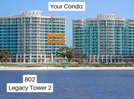 Beachview Condo at Legacy Tower 2 -802 - fully furnished 2 bedroom 2 bathroom