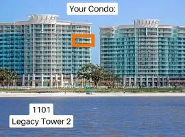 Spacious Beachview End Unit in Legacy Tower 2 -1101 - 3 bedroom 3 bath condo